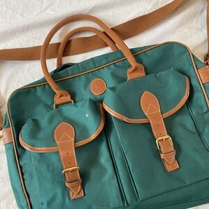 Vintage Polo Ralph Lauren Green shoulder bag.